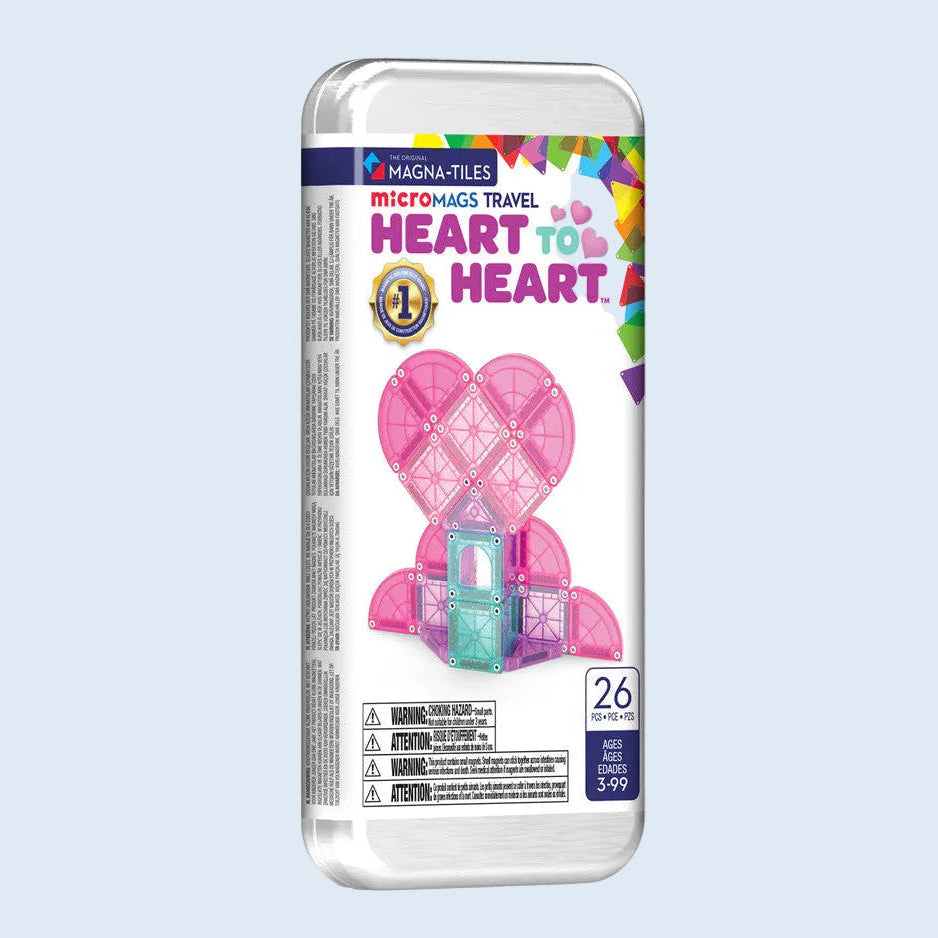 Magna-tiles Micro Mags Travel Set Heart to heart