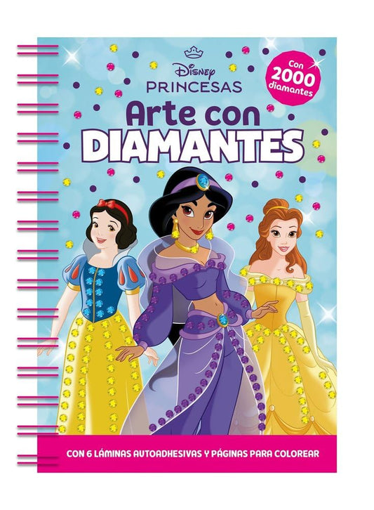 Princesas arte con diamantes