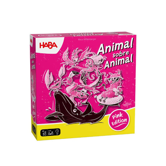 Haba Animal sobre animal Pink Edition