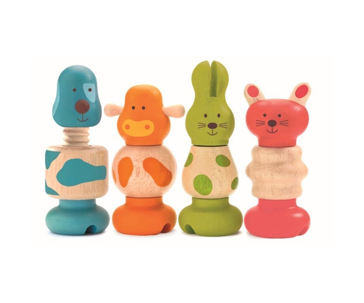 Djeco Vis-animo Animales para atornillar