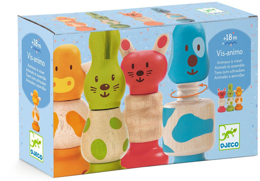 Djeco Vis-animo Animales para atornillar