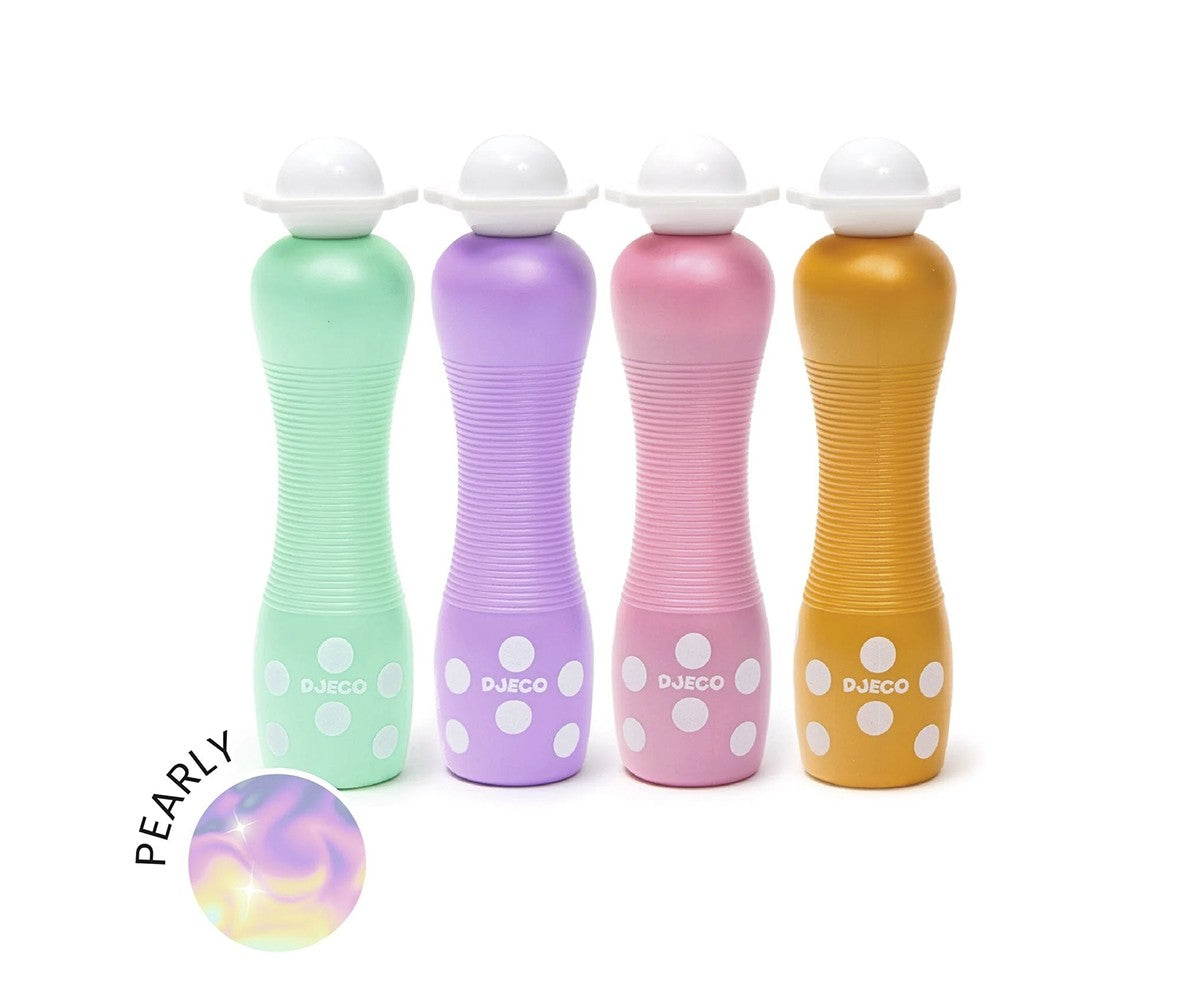 Djeco Marcadores Espuma Perla 4 colores