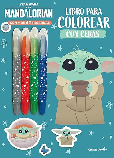 Star Wars The Mandalorian Libro para colorear