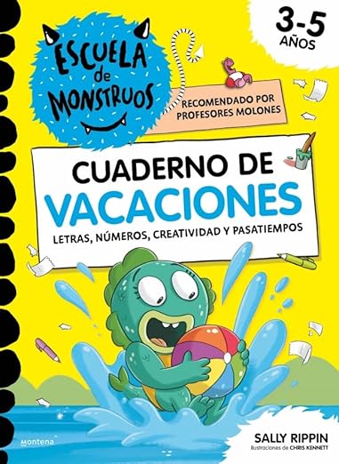 Escuela de Monstruos Cuaderno de Vacaciones 3-5 años