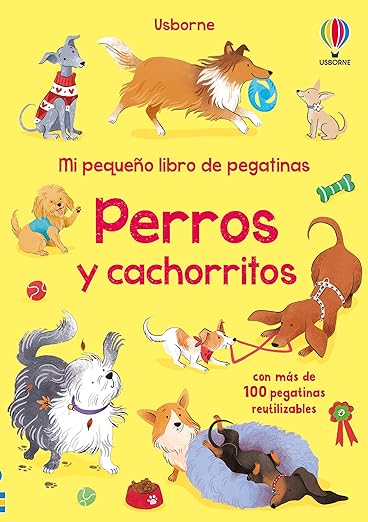 Mi pequeño libro de pegatinas Perros y Cachorritos