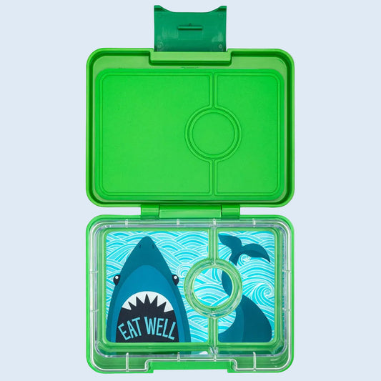 Yumbox Snack Shark Tray Verde