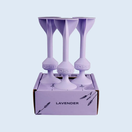 Tossit Set 3 Dardos de silicona con ventosa Lavanda