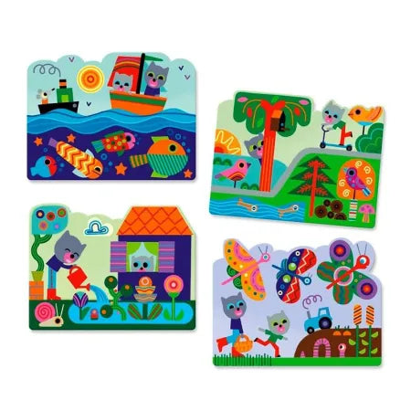 Djeco Baby Colorear mágico En el jardín