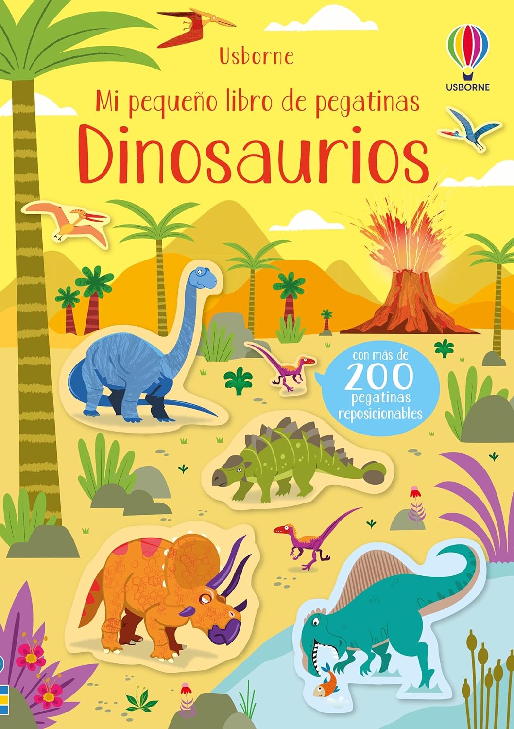 Usborne Mi pequeño libro de pegatinas Dinosaurios