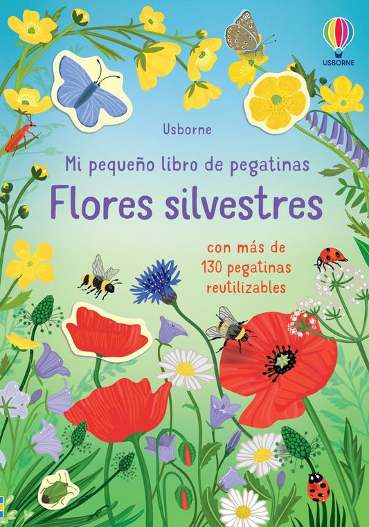 Mi pequeño libro de pegatinas Flores Silvestres