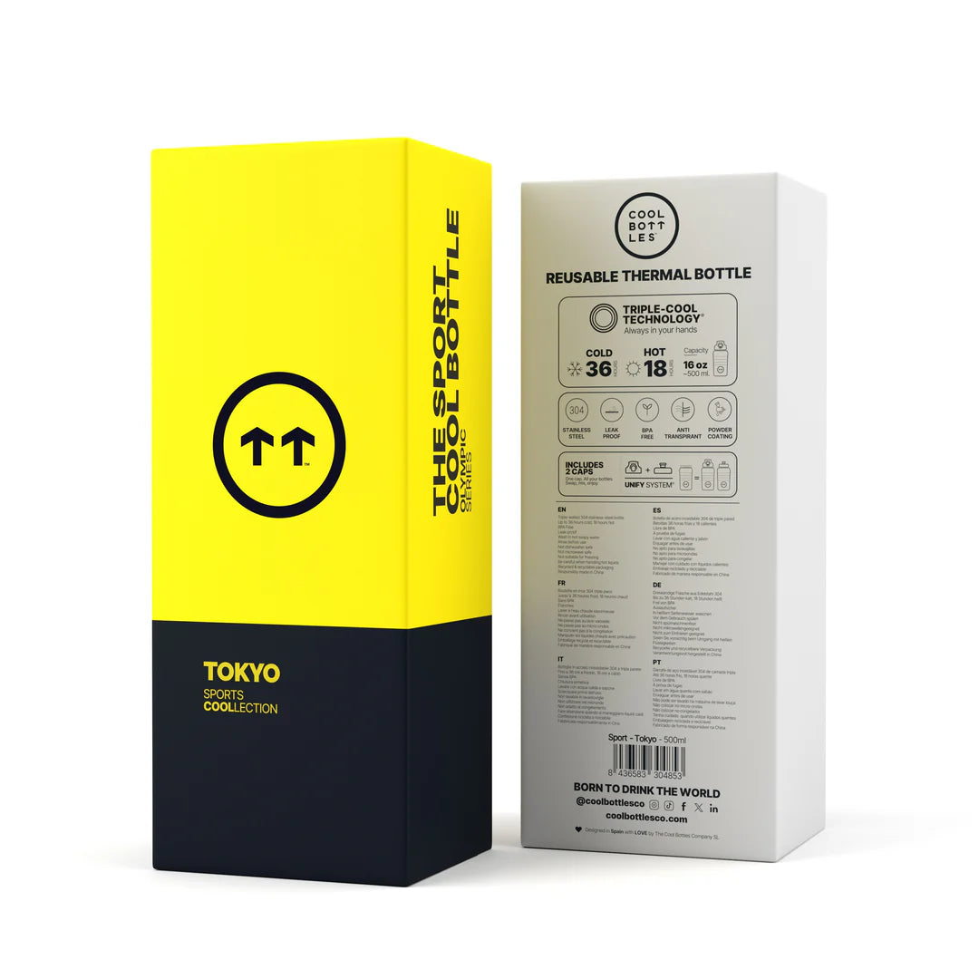 Cool Bottle Botella térmica deportiva 500ml Tokio