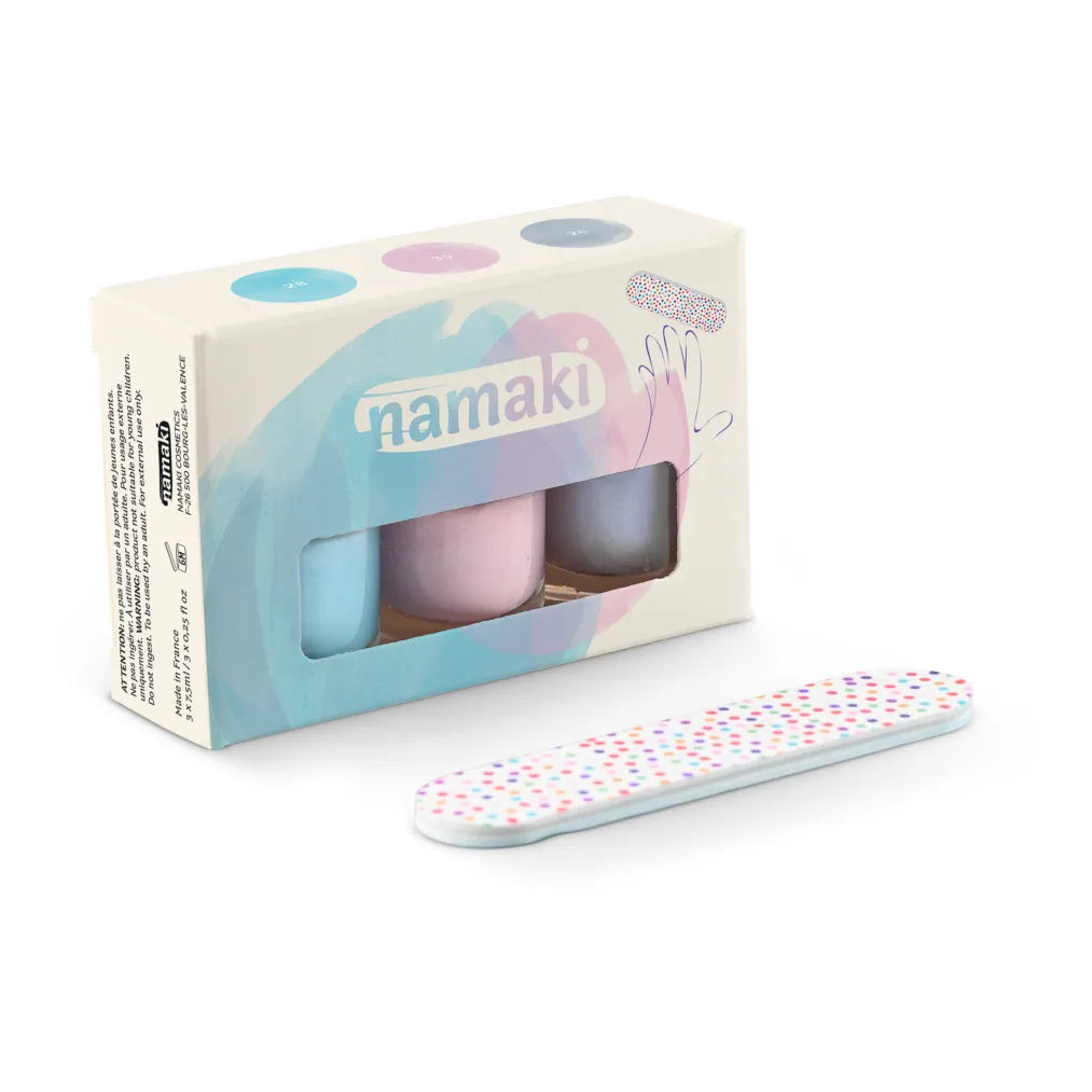 Namaki Set 3 esmaltes de uñas al agua