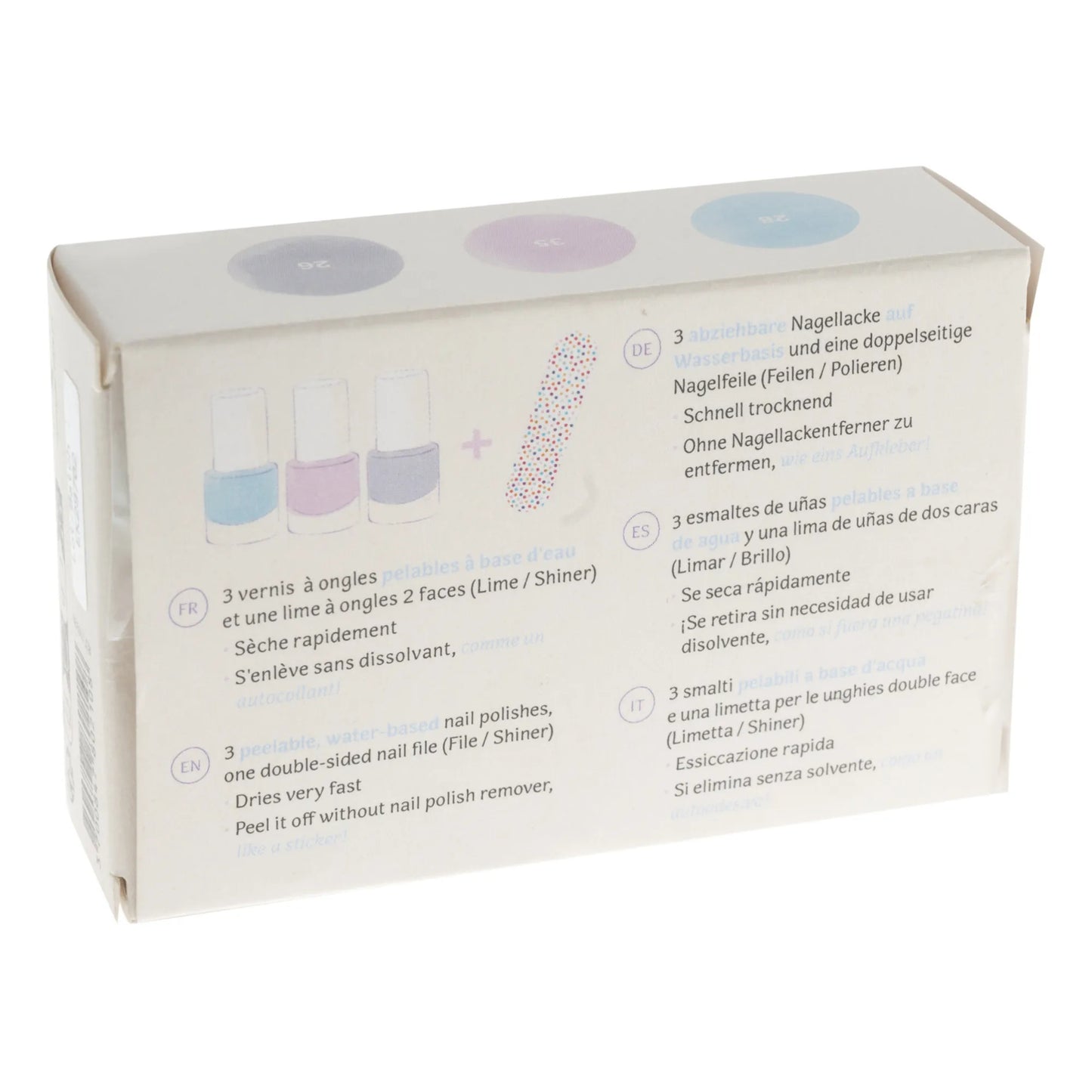 Namaki Set 3 esmaltes de uñas al agua