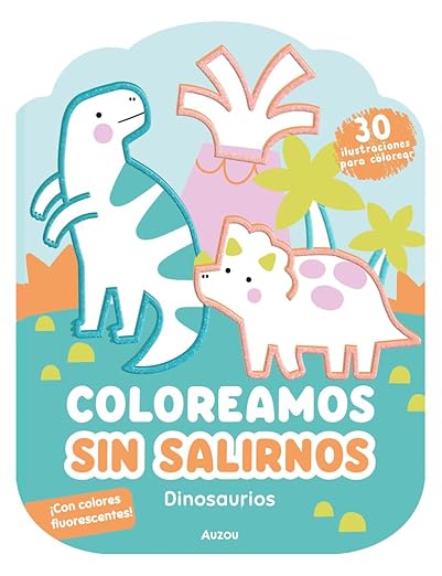 Coloremos sin salirnos Dinosaurios