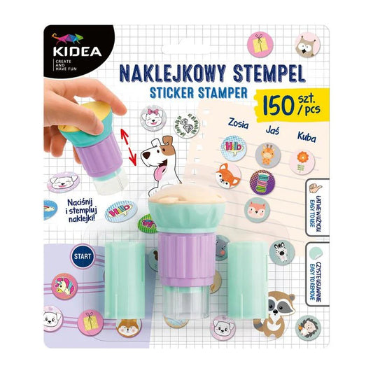 Kidea Sello con 150 pegatinas
