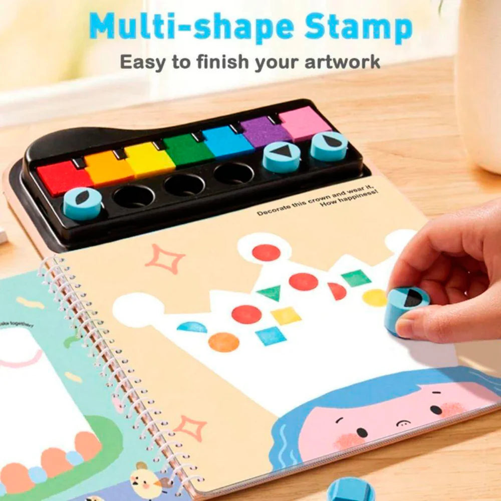 Jar Melo Finger Painting Cuaderno de actividades oso