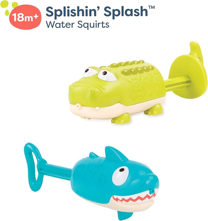 B.Toys Lanzadores de agua tiburón y cocodrilo