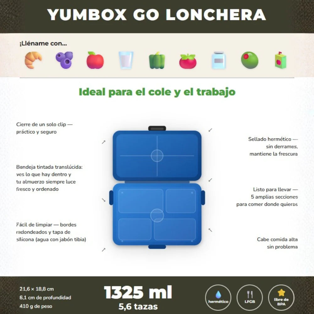 Yumbox Go Bento Box Oslo Blue