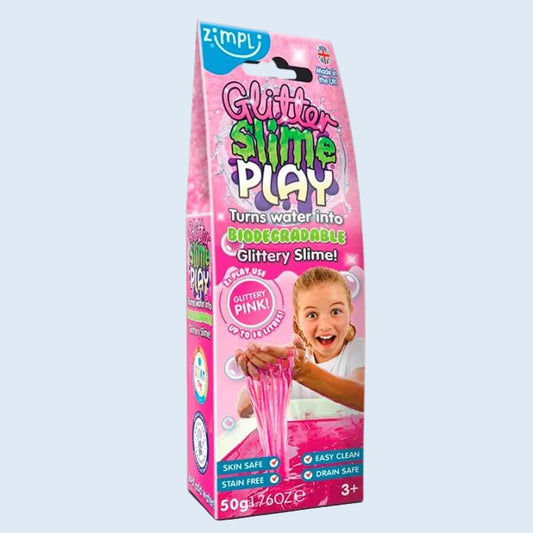 Zimpli Glitter Slime Play Glittery Pink
