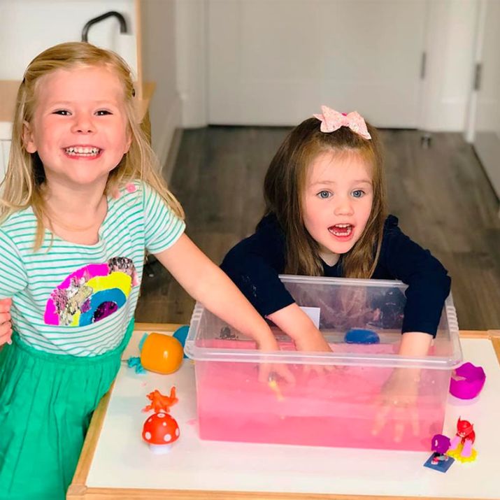 Zimpli Glitter Slime Play Glittery Pink