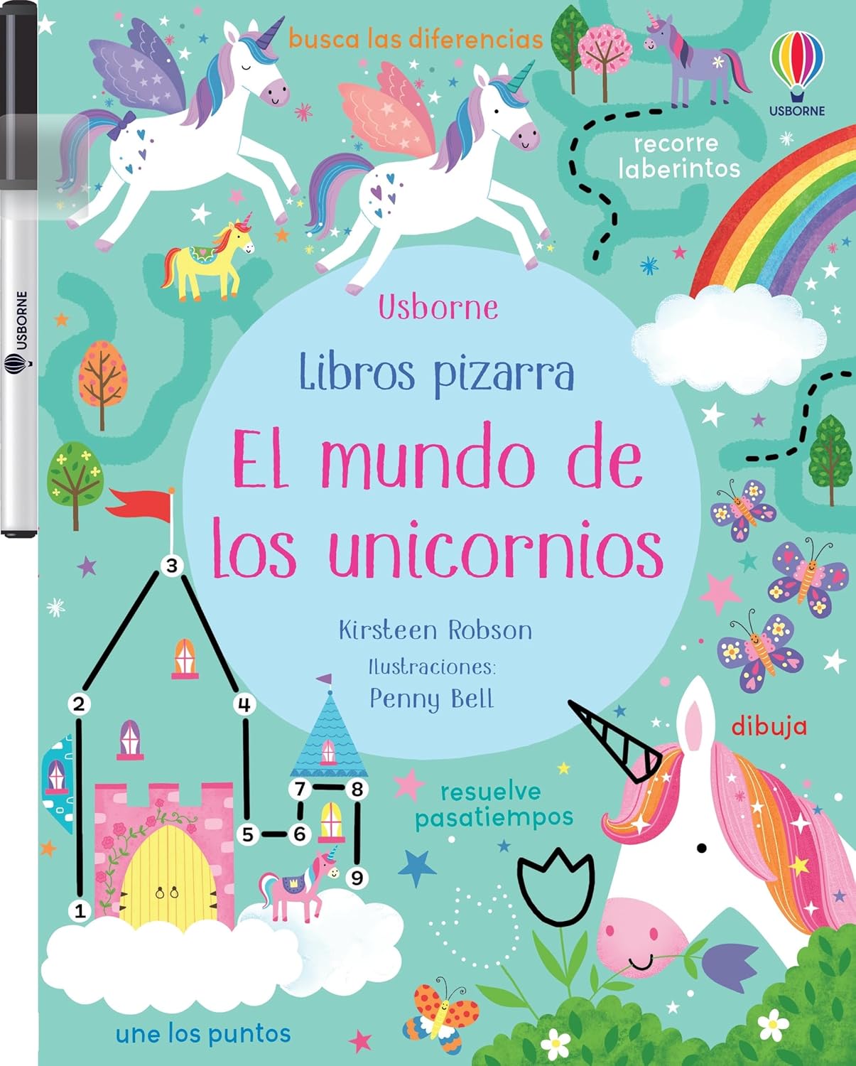 Libro Pizarra El mundo de los unicornios