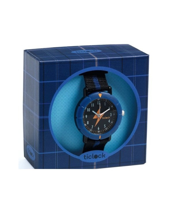 Djeco Ticlock Reloj analógico Flash blue