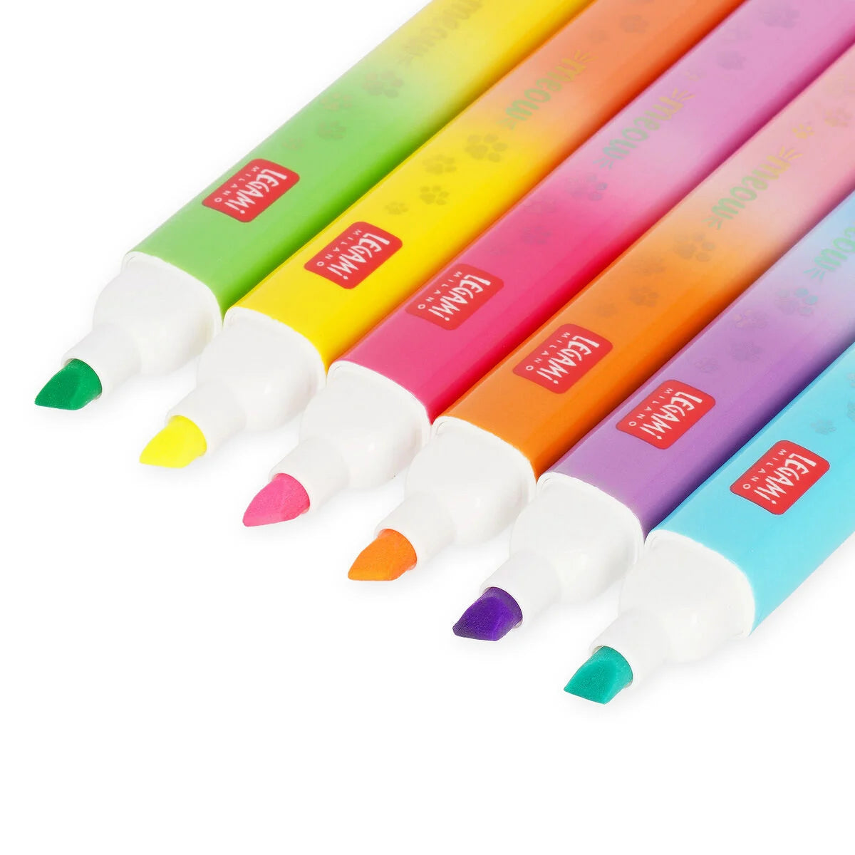 Legami Set de 6 Subrayadores de Doble Punta Kitty Meow