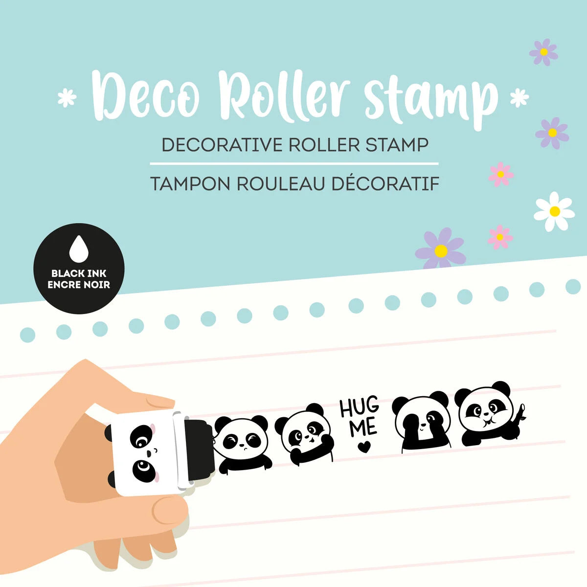 Sello Decorativo de Rodillo - Unicorn - Deco Roller Stamp