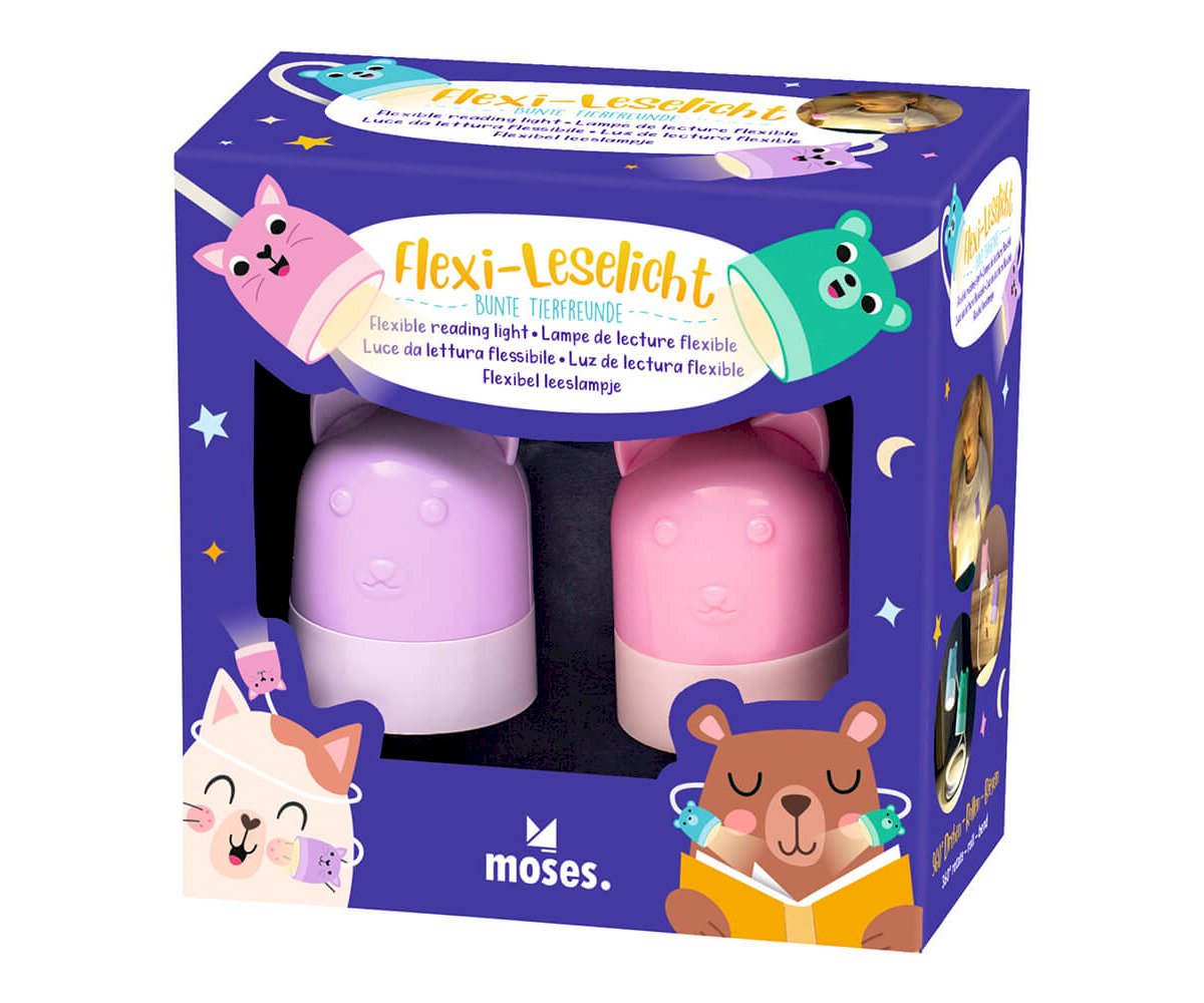 Moses Lampara de lectura flexible infantil.