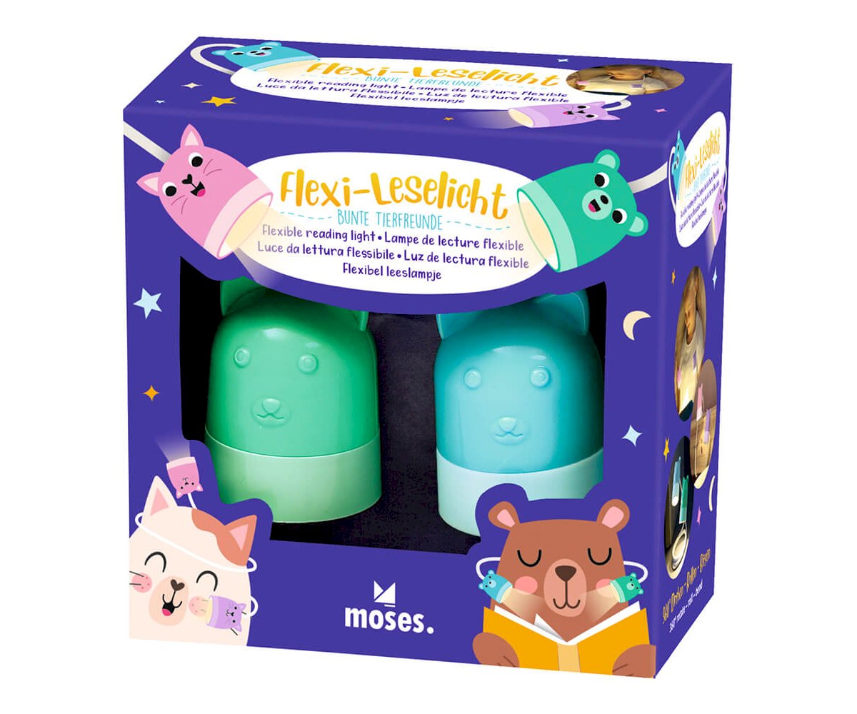 Moses Lampara de lectura flexible infantil.