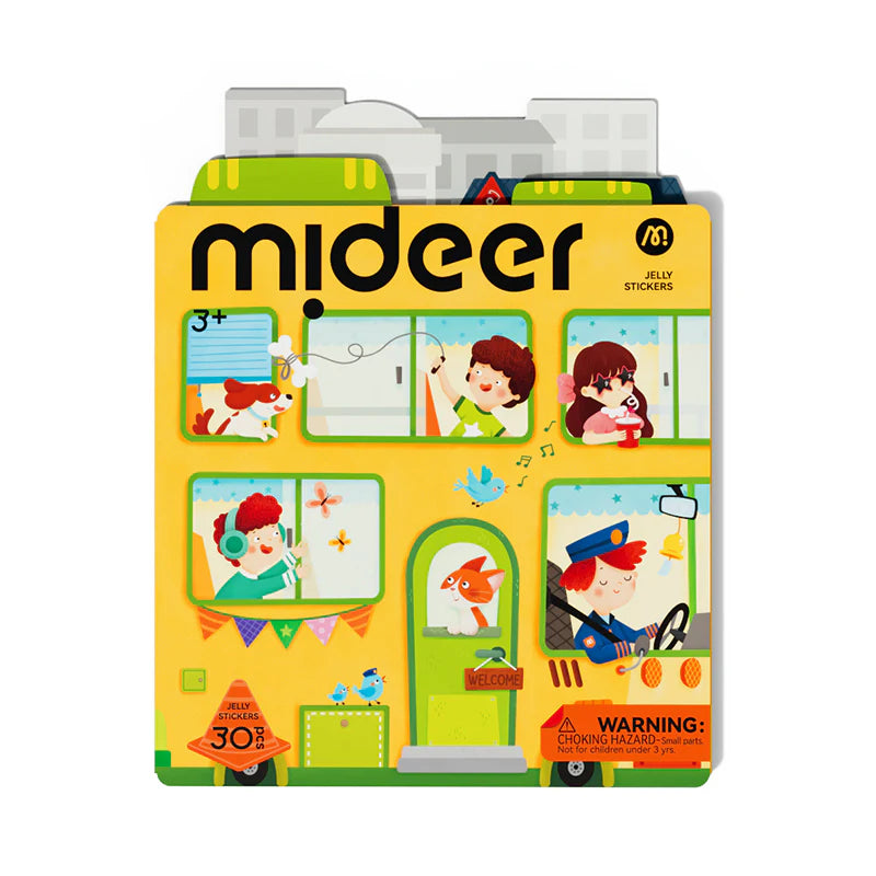 Mideer Set de Pegatinas de Gel Reutilizables Mideer Calle