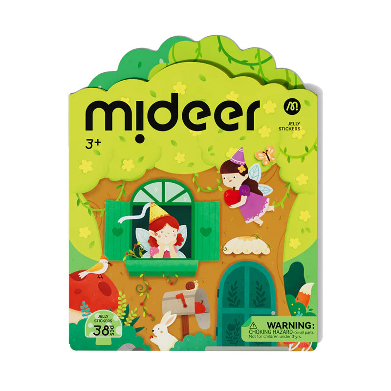 Mideer Set de Pegatinas de Gel Reutilizables Mideer Animales