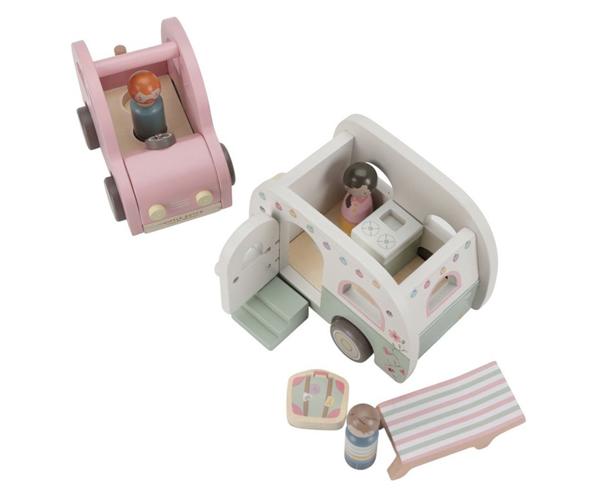 Little dutch set de coche y caravana