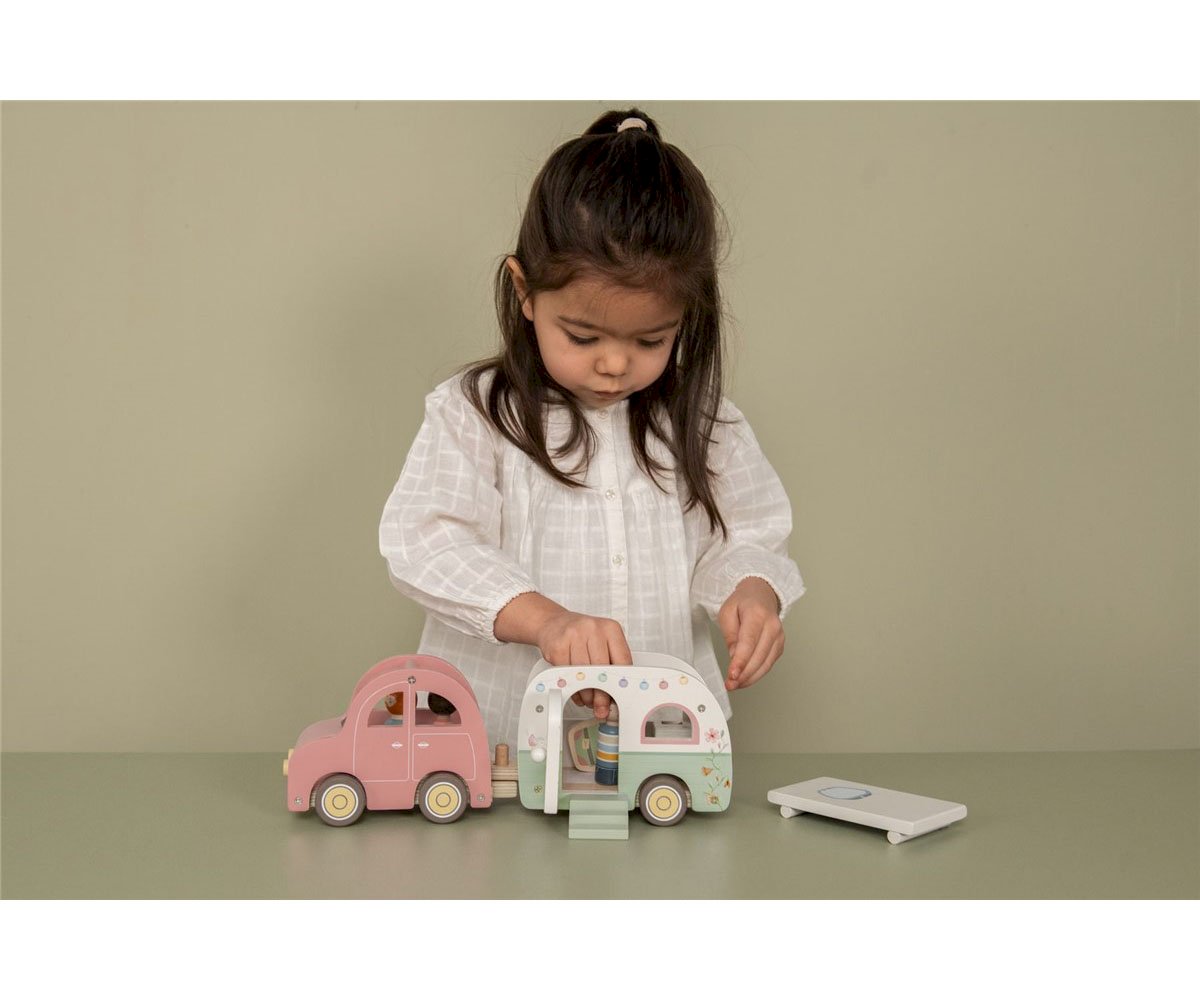 Little dutch set de coche y caravana