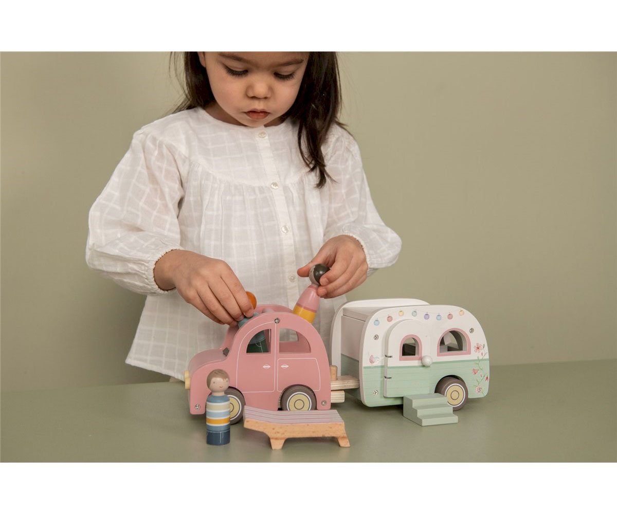 Little dutch set de coche y caravana