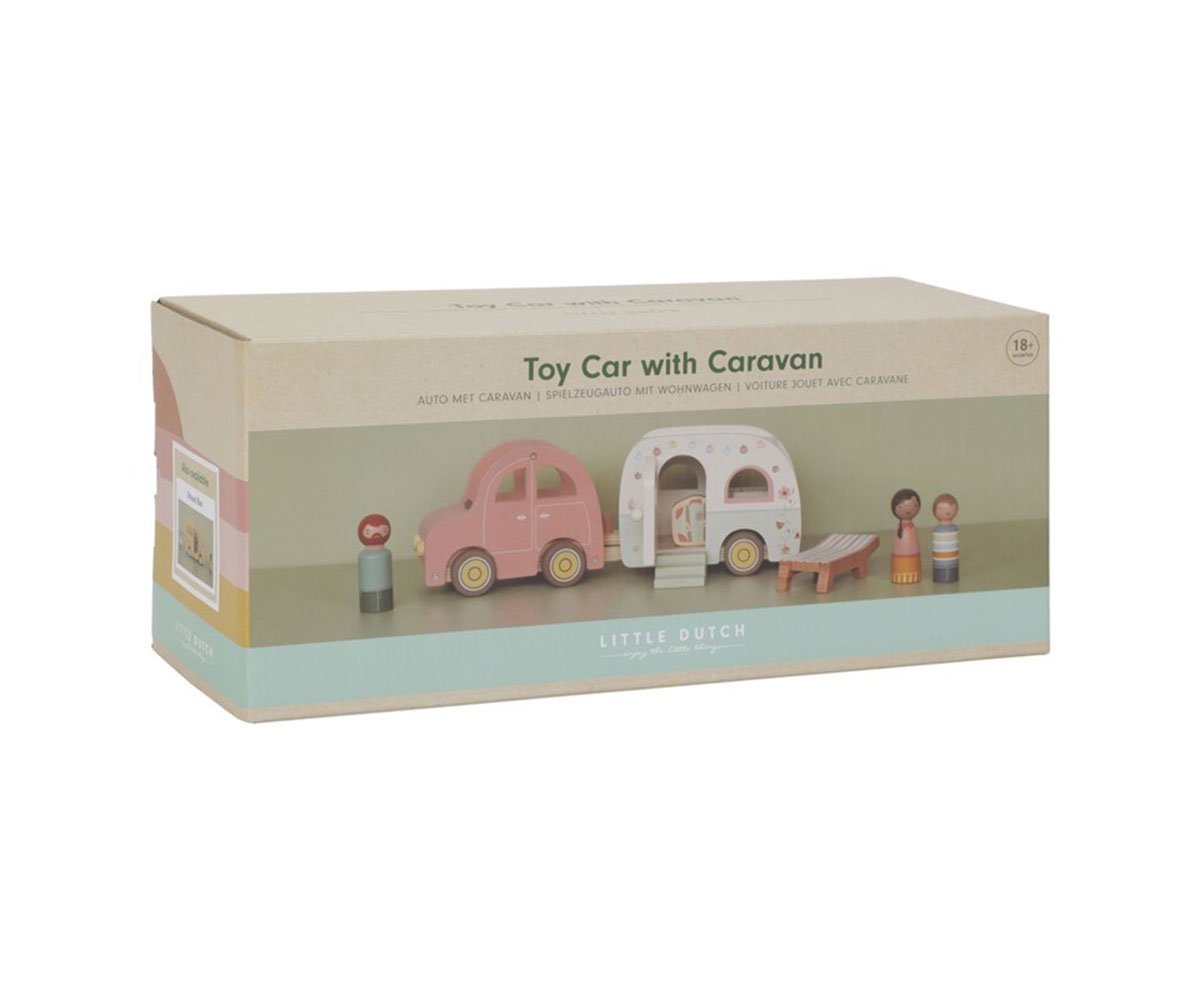 Little dutch set de coche y caravana