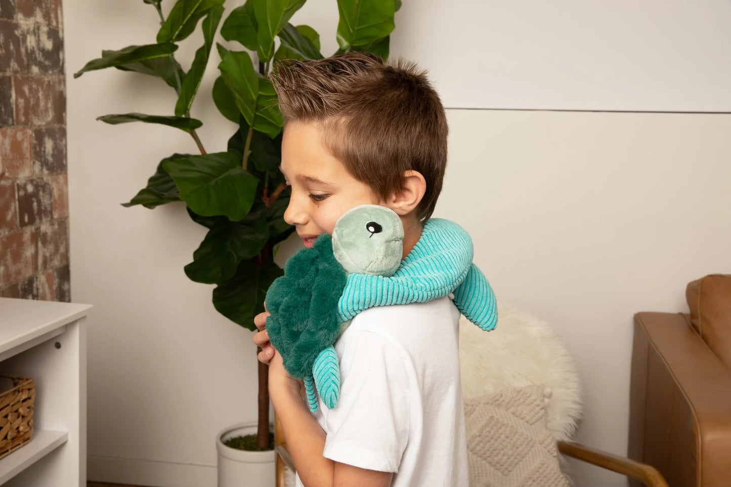 Hugimals peluche con peso, tortuguita Sidney.