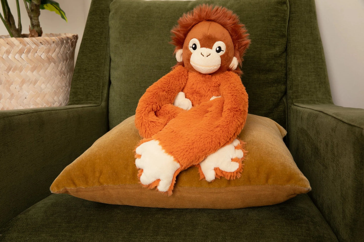 Hugimals peluche con peso orangután Ollie