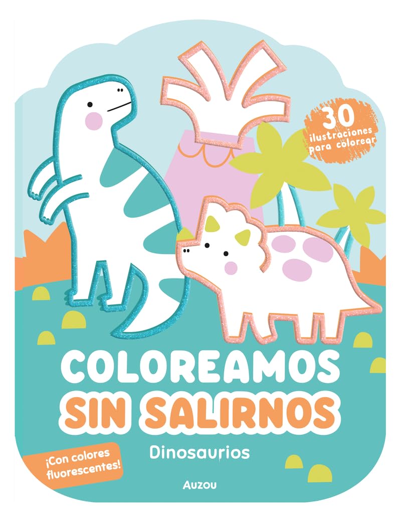 Coloreamos sin salirnos Dinosaurios