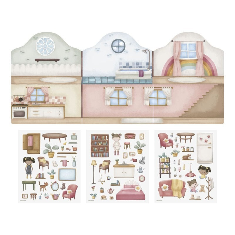 Little Dutch Libro de pegatinas crea tu historia House
