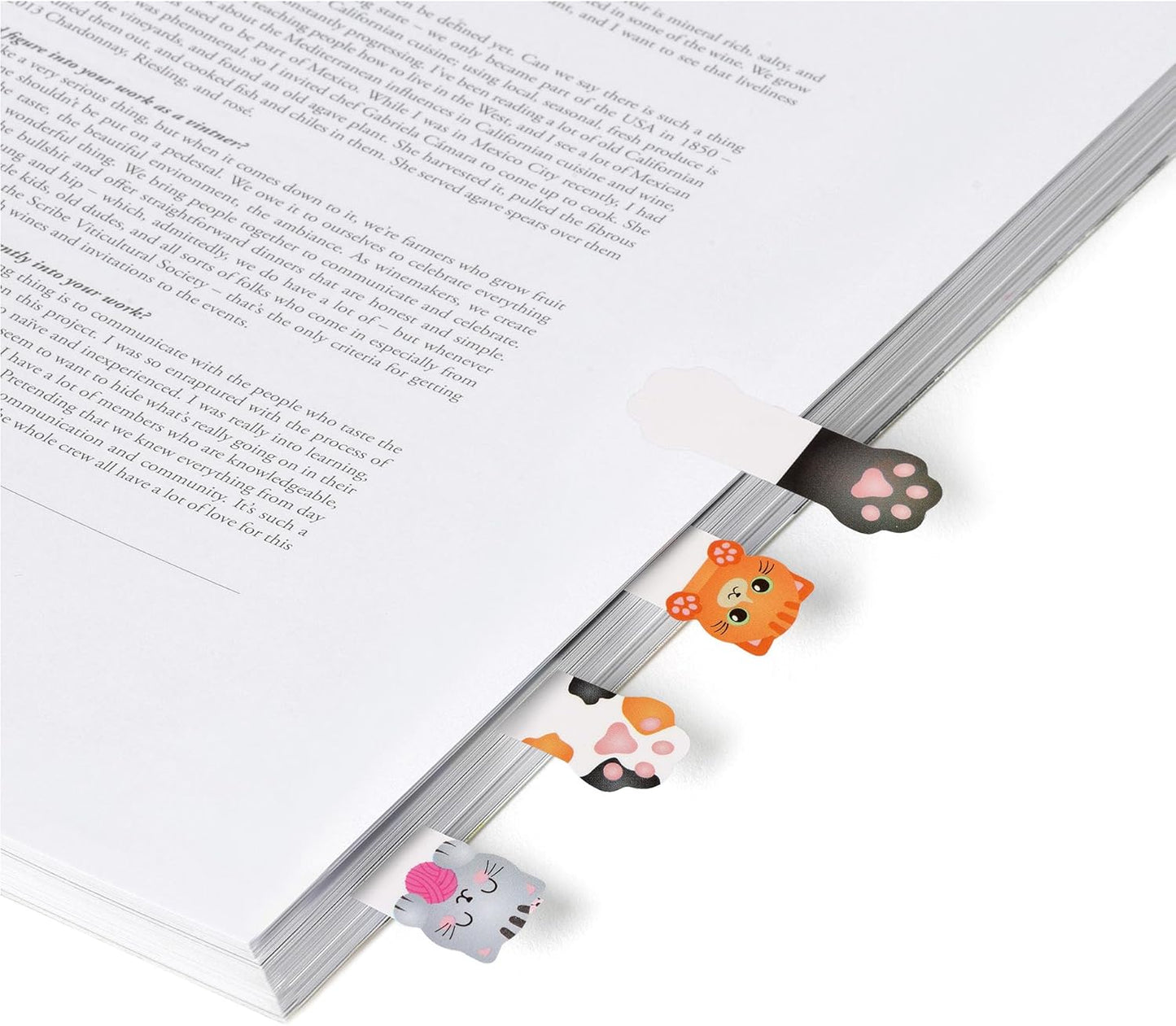 Legami Marcapáginas adhesivos Gatitos