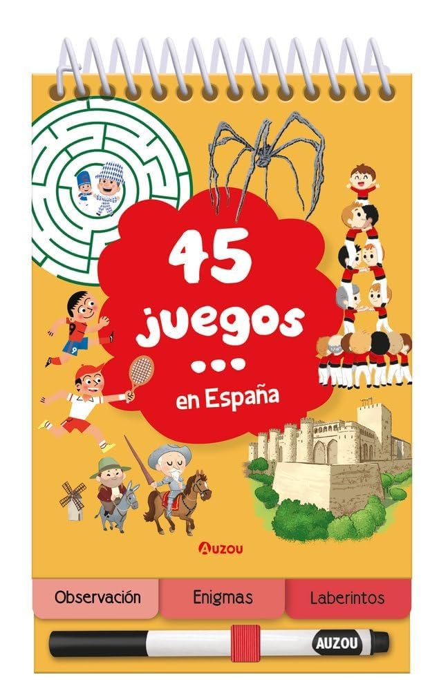 Auzou Libro pizarra 45 juegos… en España