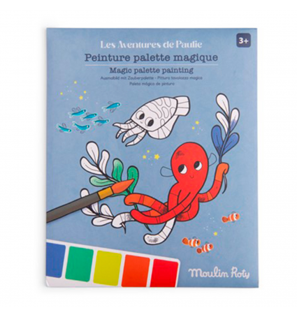 Moulin Roty Paleta mágica de pintura. Aventuras de Paulie
