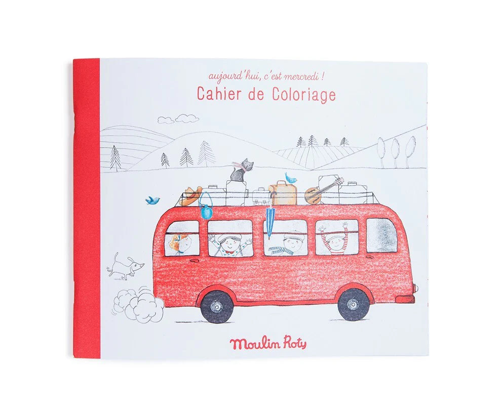 Moulin Roty cuaderno colorear mearcredi