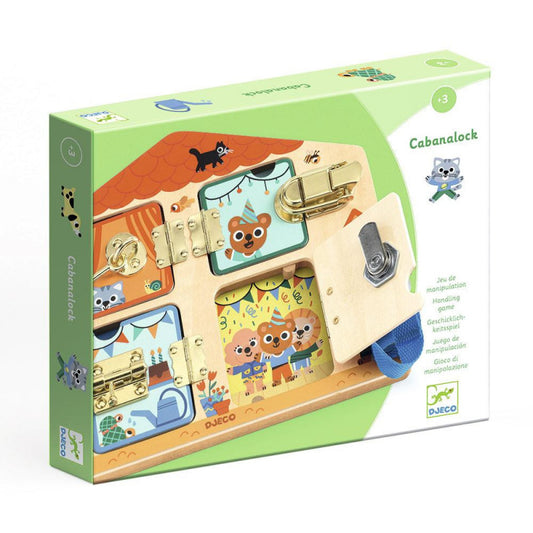 Djeco Juego de manipulación con cerraduras