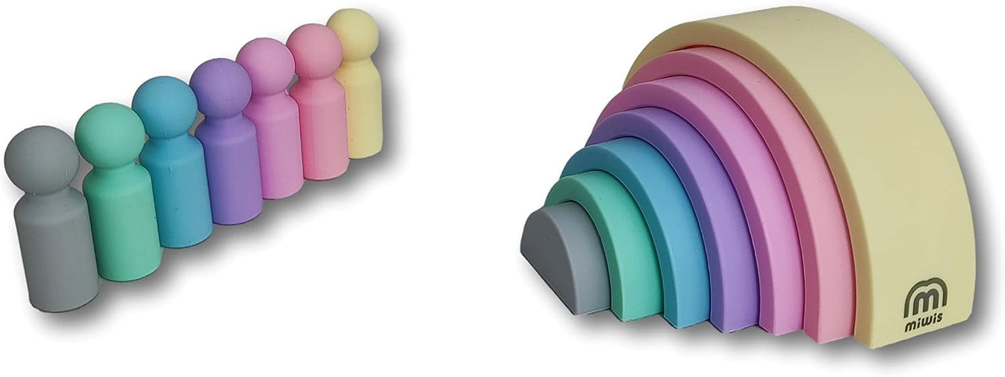 Juegaconmigo Arcoíris Pastel de silicona