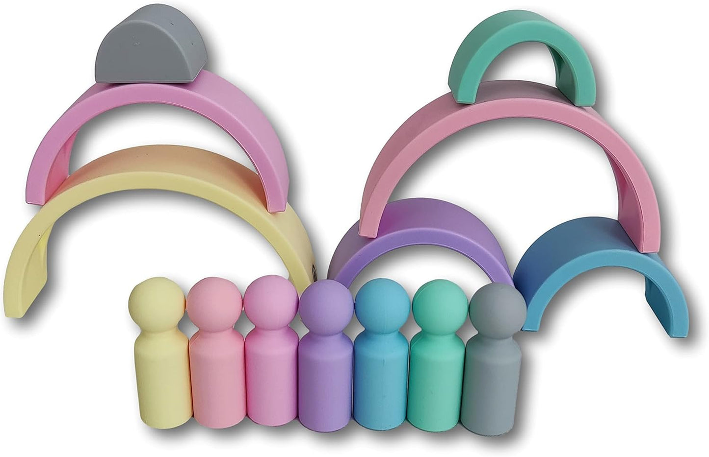 Juegaconmigo Arcoíris Pastel de silicona