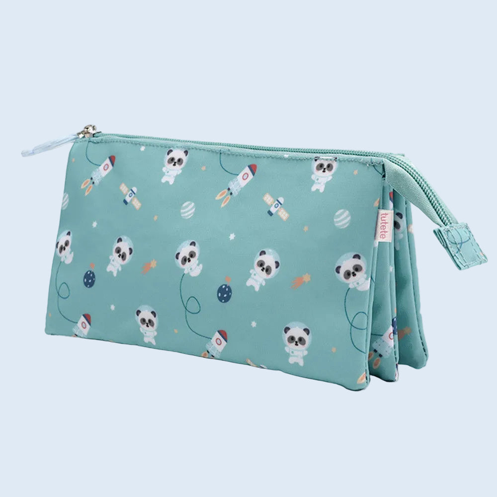 Tutete Estuche portatodo triple Panda space