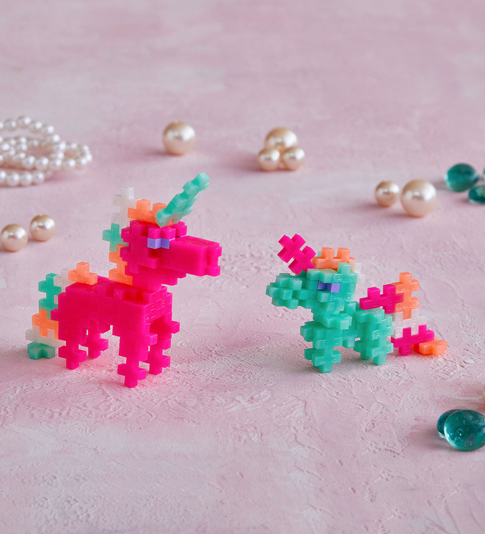 Plus Plus Tubo 100 piezas Pearl Unicorns
