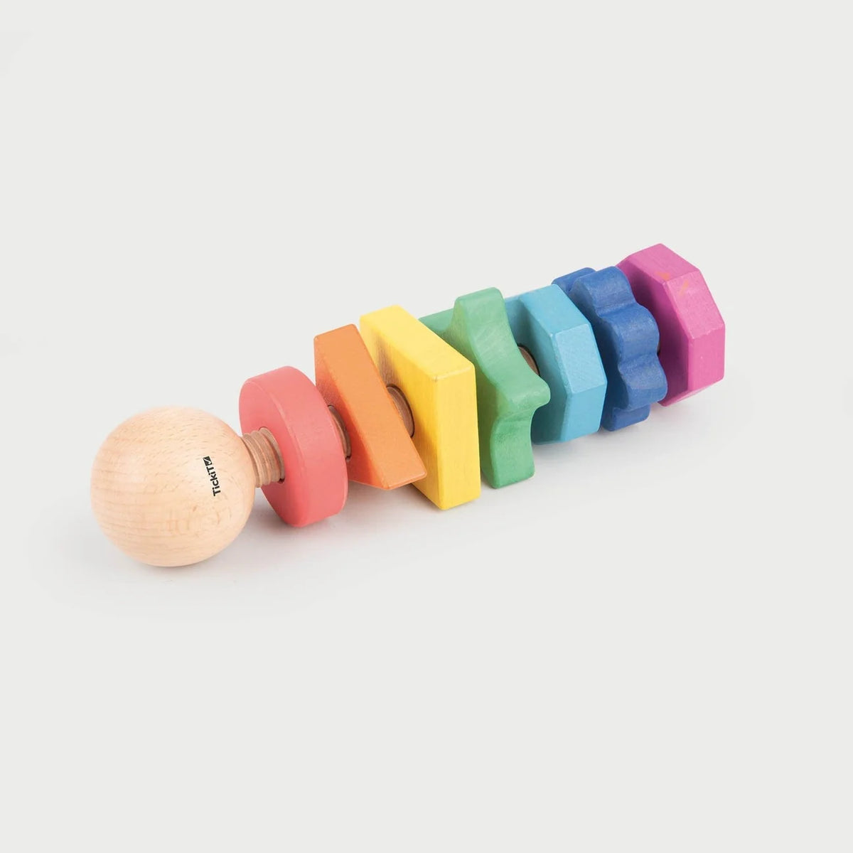 Tickit Giro de madera arcoíris